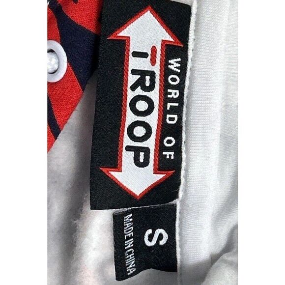 NEW WORLD OF TROOP HOODIE JUNIOR SMALL BLK/RED/MULTICOLORED - Picture 6 of 6